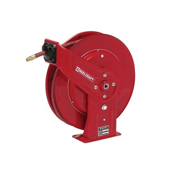 Carretes de manguera retráctiles con resorte de alta resistencia, 3/8 pulg. x 70 pies