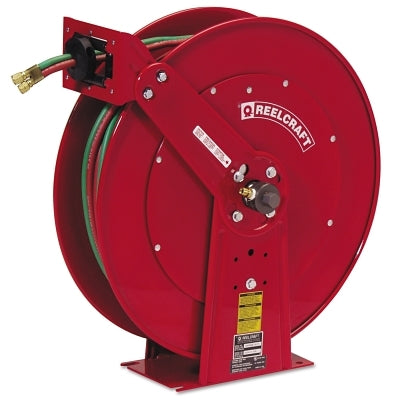 Gas welding hose reel, 1/4 in. x 100 ft.