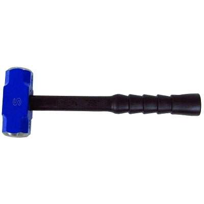 Ergo-Power® Mild Steel Safety Hammer, 8 lb Head, 16-inch Fiberglass Handle, Top Grip