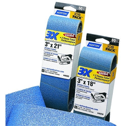 Cinturón portátil ProSand BlueFire, 3 x 24 pulgadas, 50, alúmina de zirconio