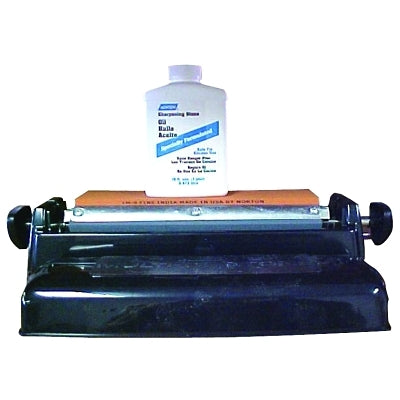 Sharpening system with multiple oil stones. Bench sharpening stations.