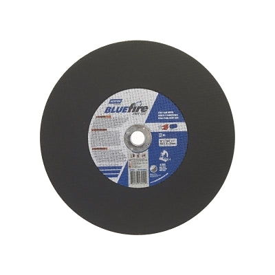 Discos de corte para sierra circular Blue Fire, 14 pulgadas, eje de 1 pulgada, grano 36, 4365 rpm