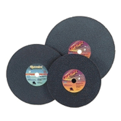 Long-life stationary cutting disc, 16" diameter, 5/32" thick, aluminum oxide