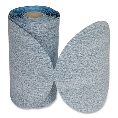 PSA paper disc roll, silicon carbide, 5 inch diameter, P150 grit