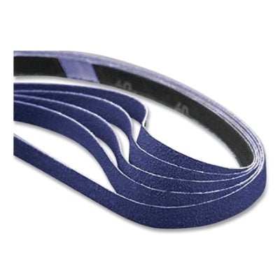 BlueFire® Cloth Sanding Belt, R823P, 1/2 in. wide x 12 in. long, 1500 grit, zirconium alumina