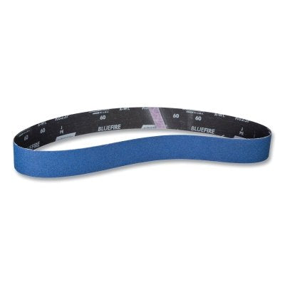BlueFire® R823P ZA Narrow Bench Support Belt, Medium Grain, 6" x 48", 60 Grain, Zirconium Alumina
