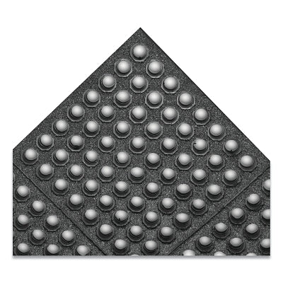 Cushion-Ease® GSII™ Interlocking Rubber Mat, 850 Count, 3/4 in. x 3 ft. W x 3 ft. L, Nitrile, Black
