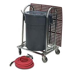 Carro utilitario con estructura de acero resistente, 44 pulgadas de ancho x 25 pulgadas de largo x 30 pulgadas de alto
