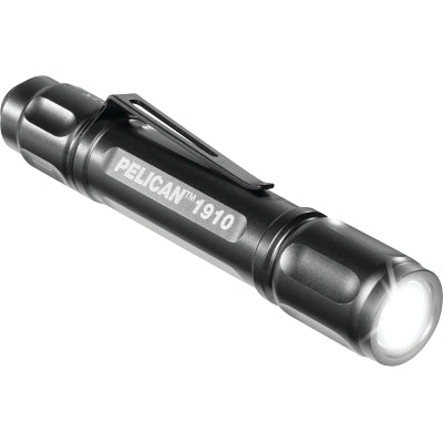 Linterna 1910, 1,5 V, 3,80 pulgadas de largo, negra