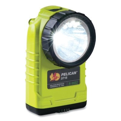 3715 Right Angle Light, 4 AA Batteries, 233 Lumens, High Visibility Yellow, Photoluminescent Cover