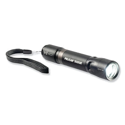 5000 Series LED Flashlights, 1-18650 Lithium, High Power: 393 lumens, Low Power: 21 lumens, High Power: 883 lumens, Black