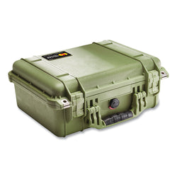 Estuche protector mediano 1450, con logotipo, 62 cm de largo x 49 cm de ancho x 22 cm de profundidad, amarillo, con espuma