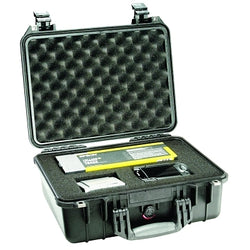 Estuche protector mediano 1520, con logotipo, 50 cm de largo x 39 cm de ancho x 19 cm de profundidad, amarillo, con espuma