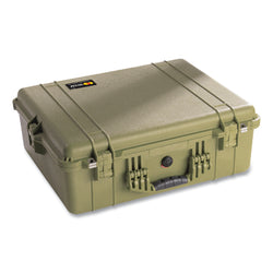 Estuche protector grande 1600, con logotipo, 24,39 pulgadas de largo x 19,36 pulgadas de ancho x 8,79 pulgadas de profundidad, plateado, con espuma