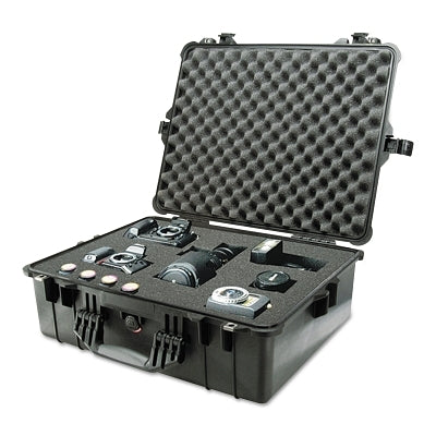 Large protective case, model 1610, without foam, 42.8 x 27.6 x 55.8 cm, black