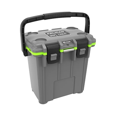 Enfriador Elite, 20 cuartos, capacidad de 21,5 cuartos, gris oscuro/verde