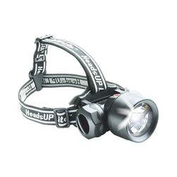 Faros delanteros, 3 pilas AAA, 12 lm (baja), 200 lm (alta), color negro