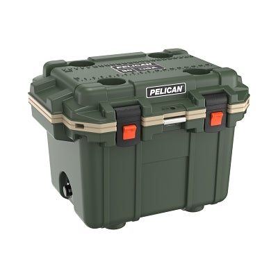 Neveras Elite de 30 cuartos, 32,95 cuartos, 19 pulgadas x 25,3 pulgadas x 18,5 pulgadas, blanco/gris