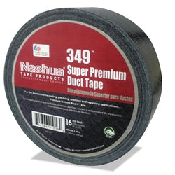 349 Super Premium Adhesive Tapes, Black, 48 mm x 36 m x 16 mil