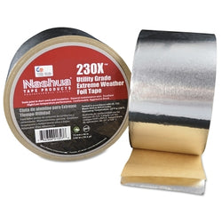 Extreme Weather Aluminum Tapes, 72 mm x 46 m, 3 mil, Silver Aluminum