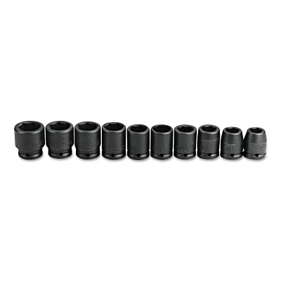 Set of 10 3/4 in. 6-point impact sockets