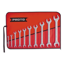 Set of 10 open-end wrenches