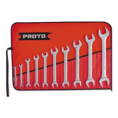 Set of 10 open-end wrenches