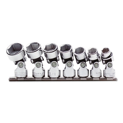 Juegos de dados universales Torqueplus de 7 piezas, 3/8 pulg., 6 puntas