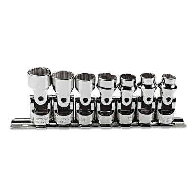 Torqueplus 7-Piece Metric Universal Socket Set, 3/8 in., 12