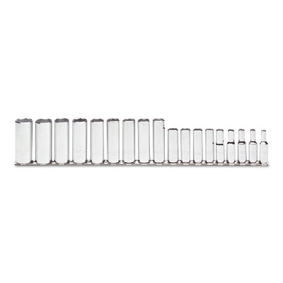 Torqueplus 18-Piece Metric Deep Socket Set, 3/8 in., 6 Point