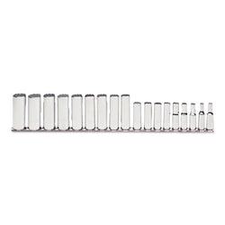 Torqueplus 10-Piece Metric Deep Socket Set, 3/8 in., 12 Point
