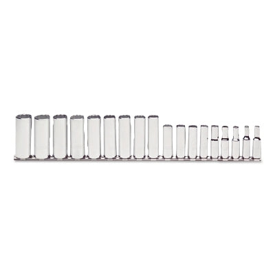 Torqueplus 10-Piece Metric Deep Socket Set, 3/8 in., 12 Point