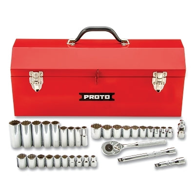 Juego de dados combinados TorquePlus™, 57 piezas, entrada de 3/8", 12 puntas, SAE