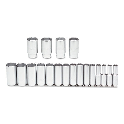 Juego de vasos profundos Torqueplus™, 15 piezas, 1/2 pulg., 6 puntas