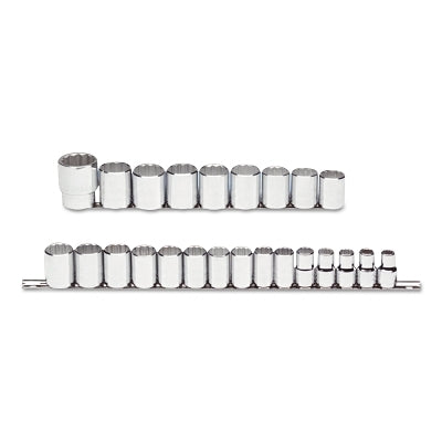Juegos de dados métricos Torqueplus de 24 piezas, 1/2 pulg., 12 puntas