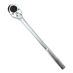 Ratchet handle, pear-shaped, 1 in., 26 in. long, fully polished