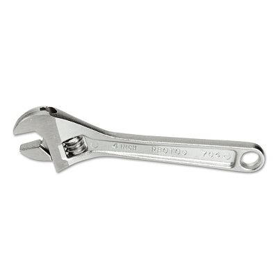 Llave ajustable, 24" de largo, abertura de 2-7/16", satinada