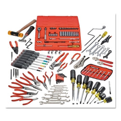 131-piece small tool set, with 1/4 in. drive, toolbox J9993