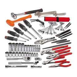 67-piece metric starter tool set, with 3/8" drive, tools only