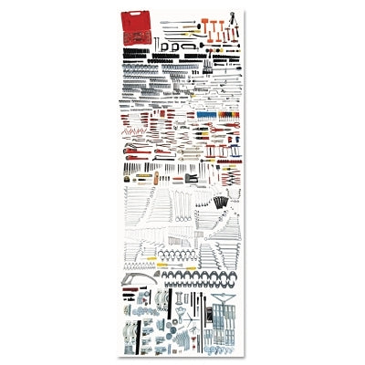 Kit de mantenimiento para técnico maestro de 1258 piezas