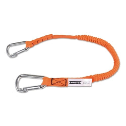 Elastic cord with two stainless steel carabiners, 132 cm hook, 7 kg load capacity