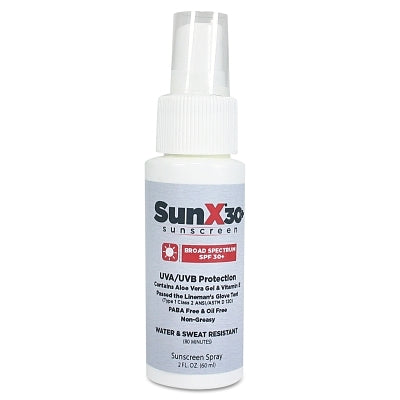 SunX Spray Sunscreen, 4 oz Bottle, SPF 30