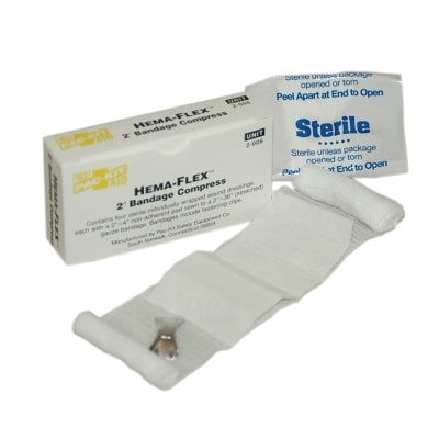Bandage compress, 8 x 10 inches, trauma pad, gauze, 1/box