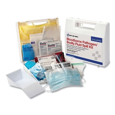 Kit de protección contra patógenos transmitidos por la sangre, 9 piezas, cartón, portátil