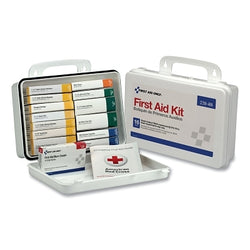 Unified first aid kit for 25 people, 103 pieces, plastic case, brown