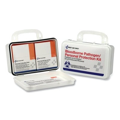 Kit de patógenos transmitidos por la sangre con RCP, plástico resistente a la intemperie, montaje en pared