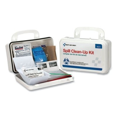 Kit de limpieza de derrames de patógenos transmitidos por la sangre, plástico resistente a la intemperie
