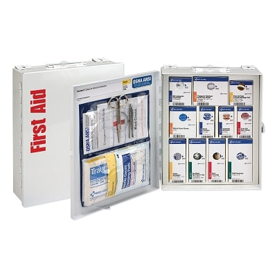 Medium metal SmartCompliance cabinet for 25 people, no medication, metal box, wall mounted