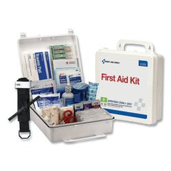 ANSI B 50 Person First Aid Kit for Construction Sites, Manufacturing Plants, Distribution Centers and Industries, with Metal Case.