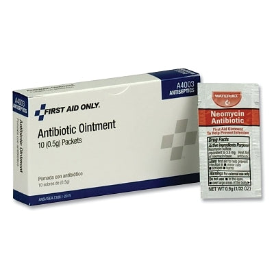 Antibiotic ointment, 0.9 g, packet